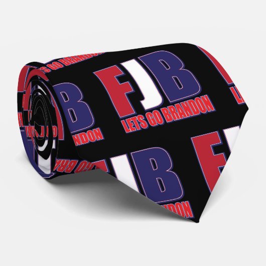 FJB - Lets Go Brandon Stropdas (Opgerold)