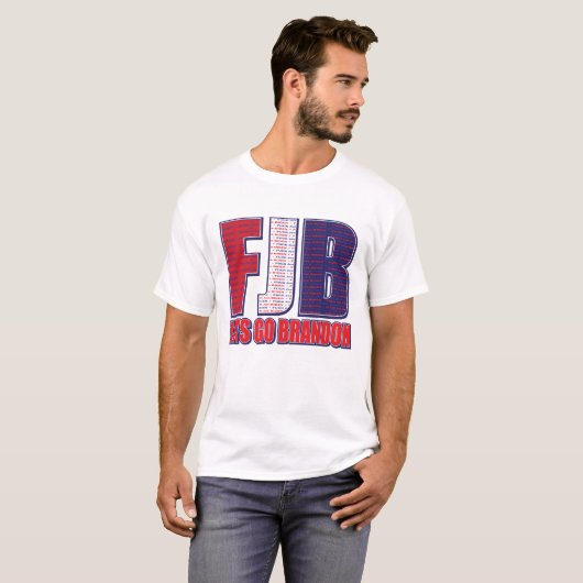 FJB Lets Go Brandon T-shirt (Voorkant volledig)