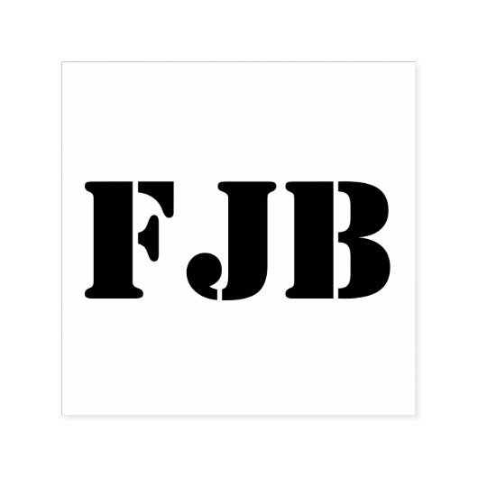 FJB  ZELFINKTENDE STEMPEL (Design)