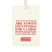 Fjodor Dostojevski citeert Russische schrijvers Luchtverfrisser (Achterkant)