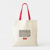 Fjodor Dostojevski citeert Russische schrijvers Tote Bag (Achterkant)