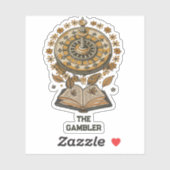 Fjodor Dostojevski, de gokker citaat Sticker (Vel)