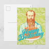 Fjodor Dostojevski - Gefeliciteerd Feestdagenkaart (Voorkant / Achterkant)