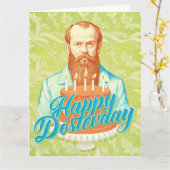 Fjodor Dostojevski - Gefeliciteerd Kaart (Gele Bloem)