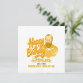 Fjodor Dostojevski - Geometrische elegante stijl (Staand voorkant)