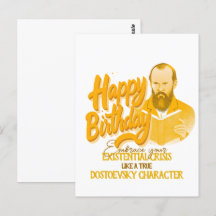 Fjodor Dostojevski - Geometrische elegante stijl