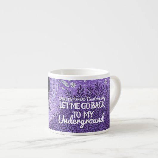 Fjodor Dostojevski Het Ondergrondse Man Espresso Kop (Voorkant rechts)