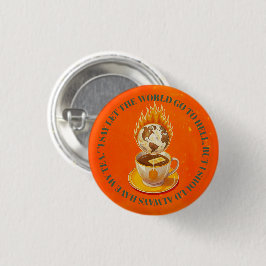 Fjodor Dostojevski, thee citaat Ronde Button 3,2 Cm