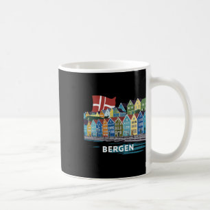 Fjord Bergen Noorwegen Kostuum Fjorden Van Noorweg Koffiemok