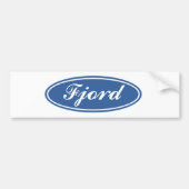 Fjord Bumpersticker (Voorkant)