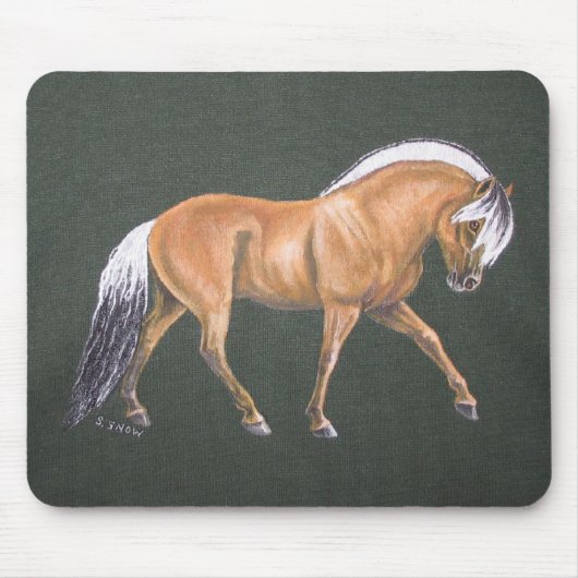 Fjord Horse Mousepad Muismat (Voorkant)