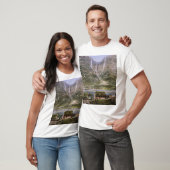 Fjord in Noorwegen rond 1900 T-shirt (Unisex)