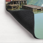 Fjord-landschap in Noorse mousepad Muismat (Hoek)