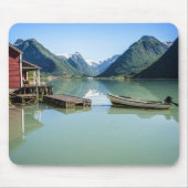 Fjord-landschap in Noorse mousepad Muismat (Voorkant)