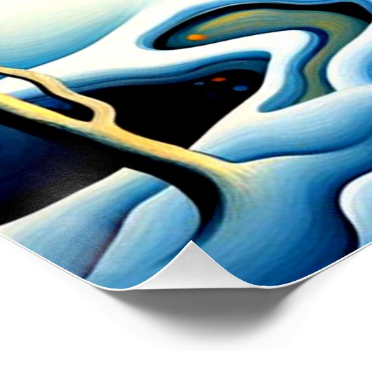 Fjord Winter 1 Perfect Poster (Hoek)