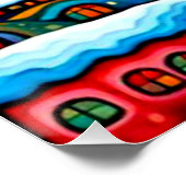 Fjord Winter 3 Perfect Poster (Hoek)