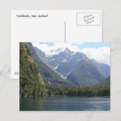 Fjordlands, Nieuw-Zeeland Briefkaart (Voorkant / Achterkant)