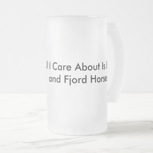 Fjords en Beer Matglas Bierpul (Voorkant rechts)