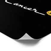 Fk Childhood Cancer Ribbon Awareness Support Manne Poster (Hoek)