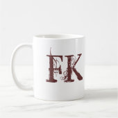 FK in de koffie... Mok... Koffiemok (Links)