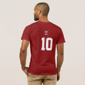 FK Sarajevo 10 T-Shirt (Achterkant volledig)