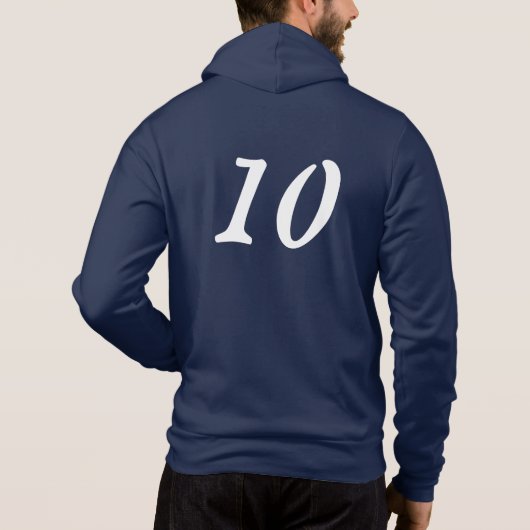 FK Zeljeznicar Zip-Hoodie Hoodie (Achterkant)