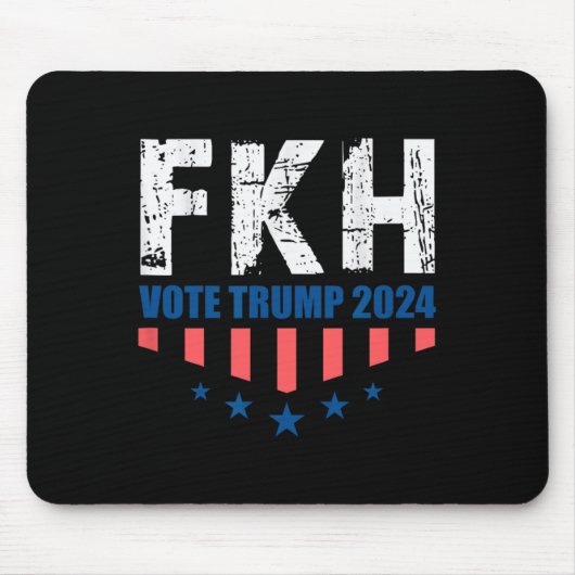 FKH Trump 2024 Foxtrot Kilo Hotel Funny Muismat (Voorkant)