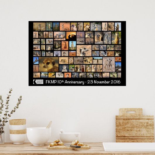 FKMP 10e Jubileum Poster - selecteer uw grootte (Keuken)
