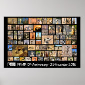 FKMP 10e Jubileum Poster - selecteer uw grootte (Voorkant)