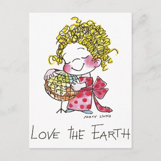 FL-003 Love Earth Briefkaart (Voorkant)