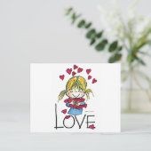 FL-004 Big Love Briefkaart (Staand voorkant)