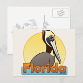  FL Brown Pelican Briefkaart (Voorkant / Achterkant)