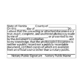 FL Copy-certificeringsstempel Zelfinktende Stempel (Design)