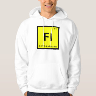 Fl - Fort Lauderdale Florida Chemisch symbool Hoodie