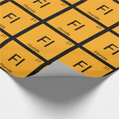 Fl - State Chemistry Periodic Table Symbol Cadeaupapier (Hoek)