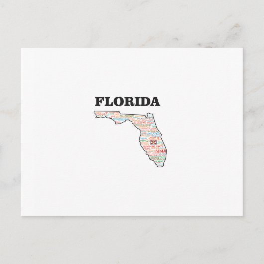 FL WORD STATE BRIEFKAART (Voorkant)
