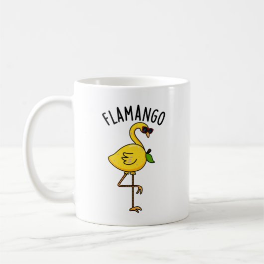 Fla-mango Grappige Flamingo Pun Koffiemok (Links)