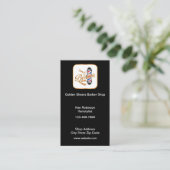 Flaappppppppppppppp Budget Barber Shop Visitekaart Visitekaartje (Staand voorkant)