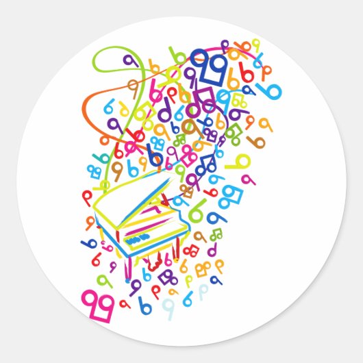 Flabby_Expression Ronde Sticker (Voorkant)