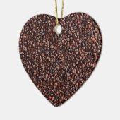 Fläche aus Kaffeebohnen Keramisch Ornament (Links)