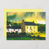 Flache Feiertagskarte Feestdagenkaart (Voorkant / Achterkant)