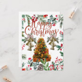 Flache Grußkarte Kaart (Voorkant / Achterkant in situ)