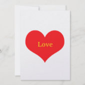 Flache Karte Thema Love - Liebe - mit Umschlag (Voorkant)