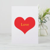 Flache Karte Thema Love - Liebe - mit Umschlag (Staand voorkant)