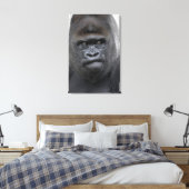 Flachland Gorilla Canvas Afdruk (Insitu (Slaapkamer))