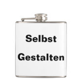 Flachmann Selbst Gestalten Heupfles (Voorkant)