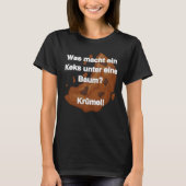 Flachwitz Baum Krümeln T-shirt (Voorkant)