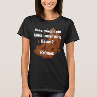 Flachwitz Baum Krümeln T-shirt