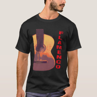 Flaco Spaanse akoestische gitarist T-shirt