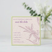 Flacon bewaren de datum save the date (Staand voorkant)